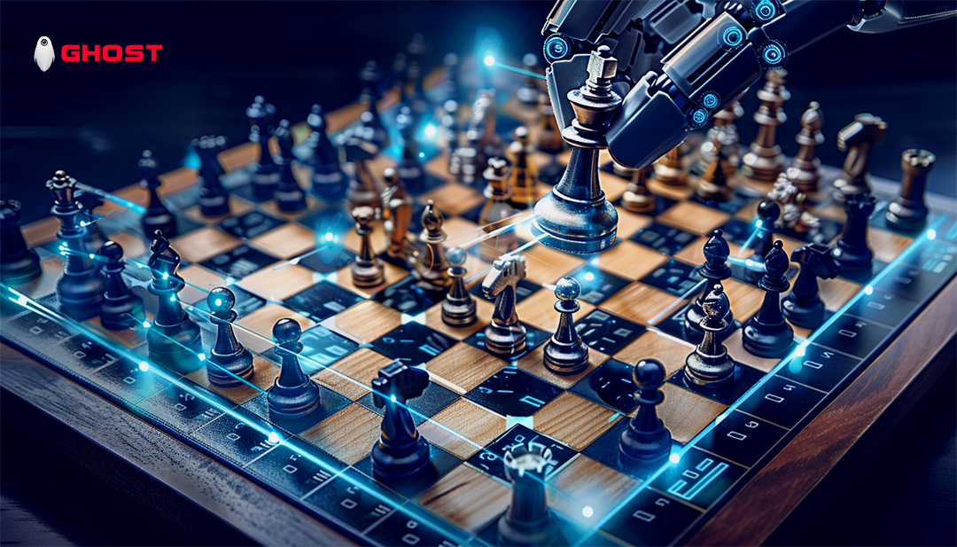 GHOST Website Tech Stack - Chess moves.